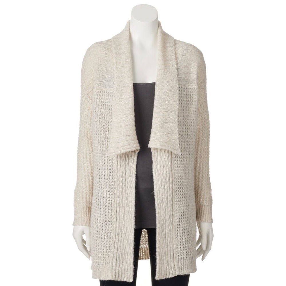 Candie’s Sequin Cardigan Size S